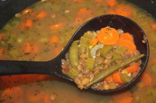 2013-01 lentil veggie soup